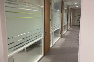Glaswand - systeemwand - monobloc